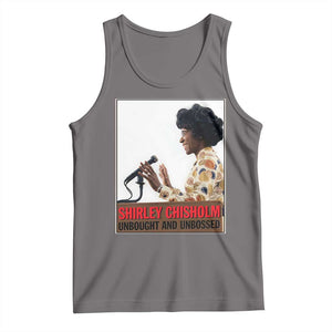 Shirley Chisholm Feminist Empowerment Tank Top Unbought And Unbossed TS12 Deep Heather Print Your Wear