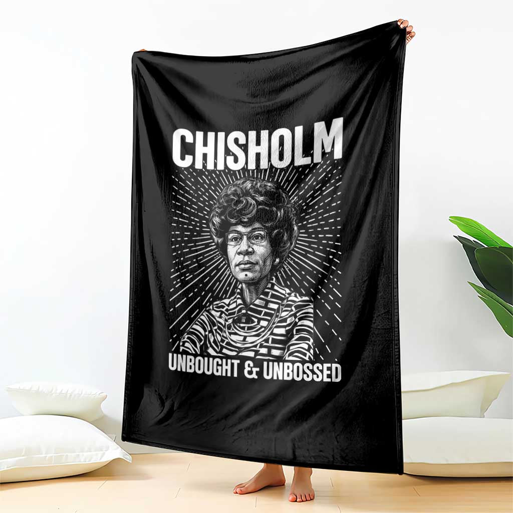 Shirley Chisholm Unbought And Unbossed Feminist Throw Blanket TS12 Print Your Wear