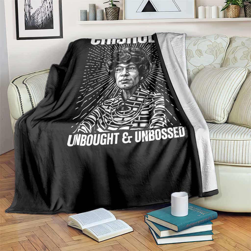 Shirley Chisholm Unbought And Unbossed Feminist Throw Blanket TS12 Print Your Wear