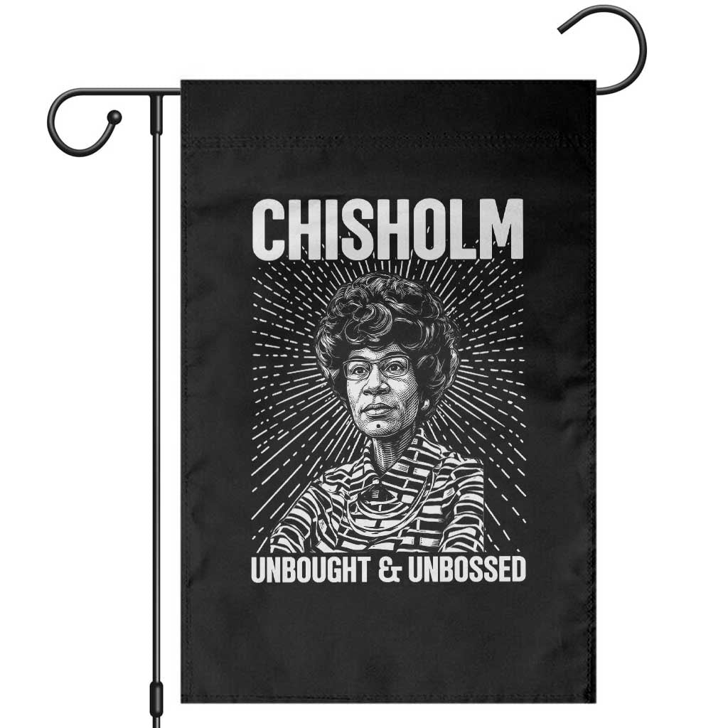 Shirley Chisholm Unbought And Unbossed Feminist Garden Flag TS12 Black Print Your Wear
