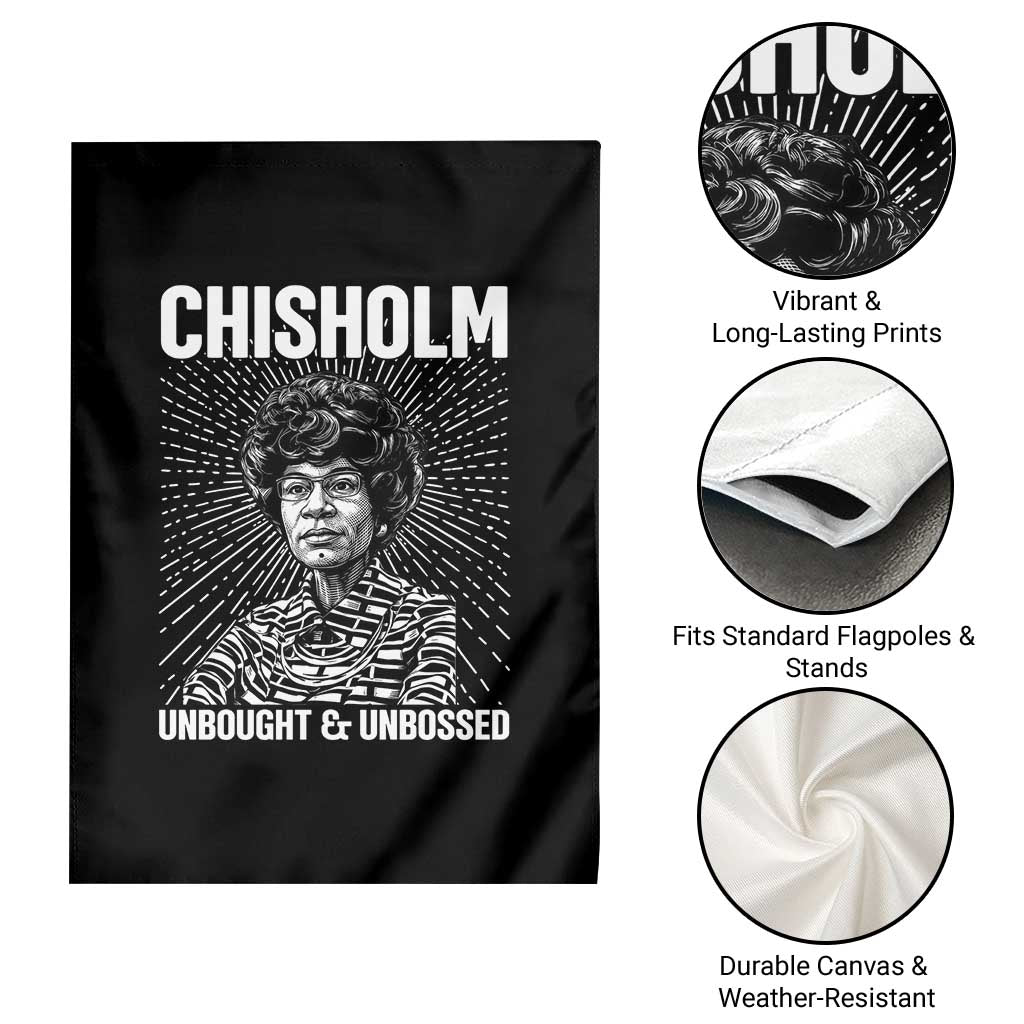 Shirley Chisholm Unbought And Unbossed Feminist Garden Flag TS12 Print Your Wear