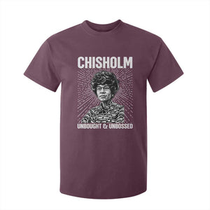 Shirley Chisholm Unbought And Unbossed Feminist T Shirt For Kid TS12 Maroon Print Your Wear