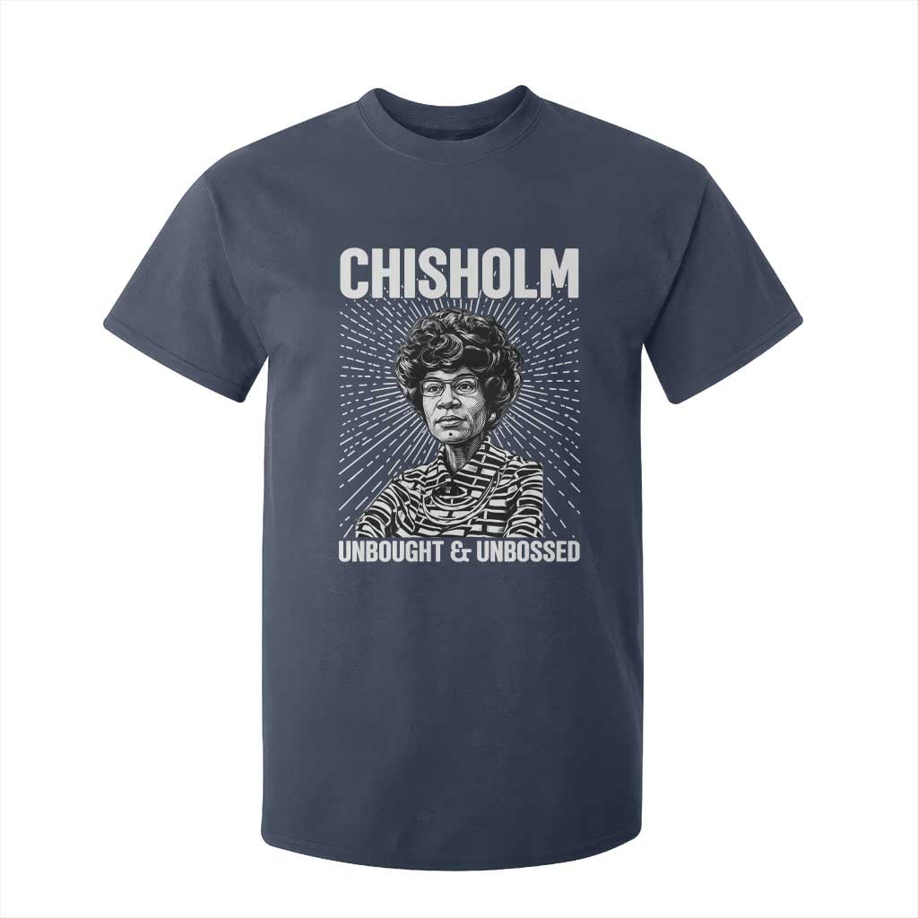 Shirley Chisholm Unbought And Unbossed Feminist T Shirt For Kid TS12 Navy Print Your Wear