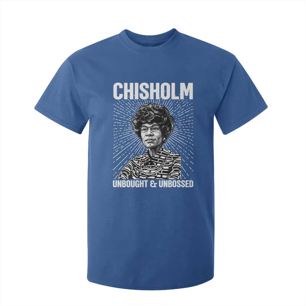 Shirley Chisholm Unbought And Unbossed Feminist T Shirt For Kid TS12 Royal Blue Print Your Wear