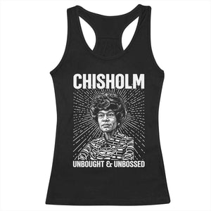 Shirley Chisholm Unbought And Unbossed Feminist Racerback Tank Top TS12 Black Print Your Wear