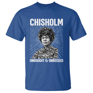 Shirley Chisholm Unbought And Unbossed Feminist T Shirt TS12 Royal Blue Print Your Wear