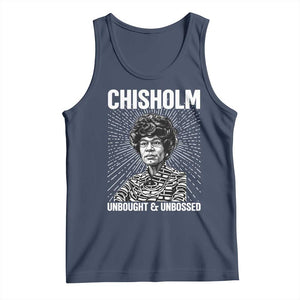 Shirley Chisholm Unbought And Unbossed Feminist Tank Top TS12 Navy Print Your Wear