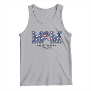 Patriotic Mothers Day Gift Tank Top USA 250 Years Celebration TS12 Athletic Heather Print Your Wear
