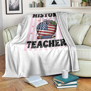 Inspiring Young Minds Teacher Throw Blanket 250th Anniversary Educator Gift TS12 Print Your Wear