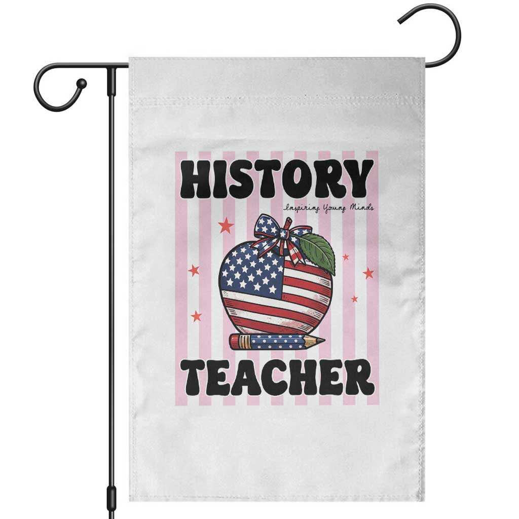 Inspiring Young Minds Teacher Garden Flag 250th Anniversary Educator Gift TS12 White Print Your Wear