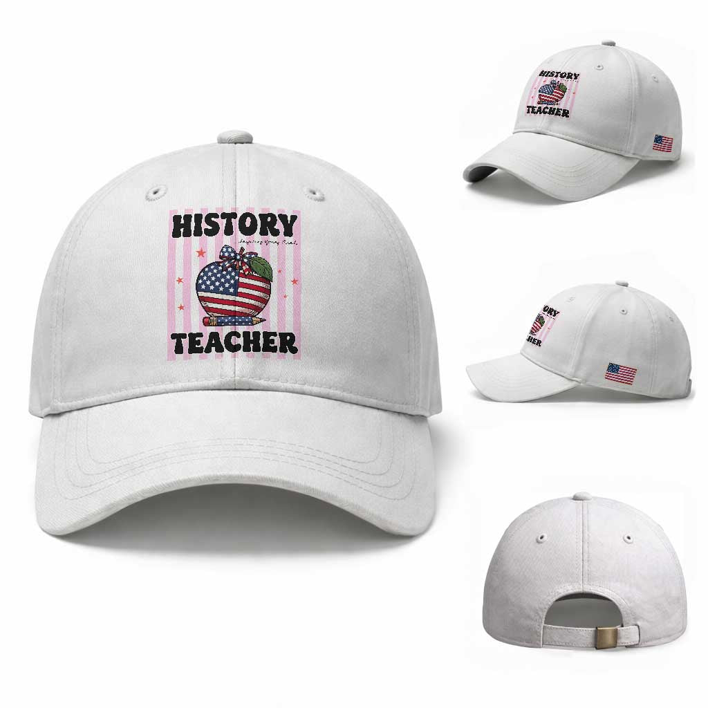 Inspiring Young Minds Teacher Baseball Cap 250th Anniversary Educator Gift TS12 Baseball Cap Universal Fit White Print Your Wear