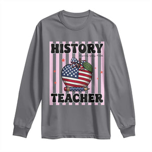 Inspiring Young Minds Teacher Long Sleeve Shirt 250th Anniversary Educator Gift TS12 Charcoal Print Your Wear