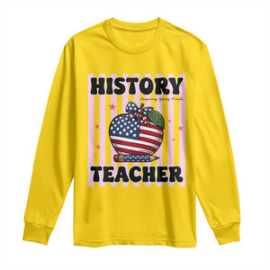 Inspiring Young Minds Teacher Long Sleeve Shirt 250th Anniversary Educator Gift TS12 Daisy Print Your Wear