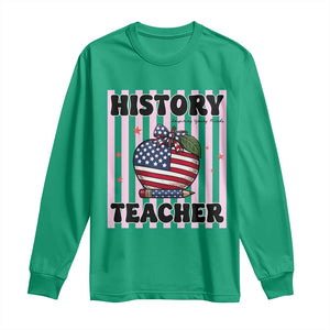 Inspiring Young Minds Teacher Long Sleeve Shirt 250th Anniversary Educator Gift TS12 Irish Green Print Your Wear