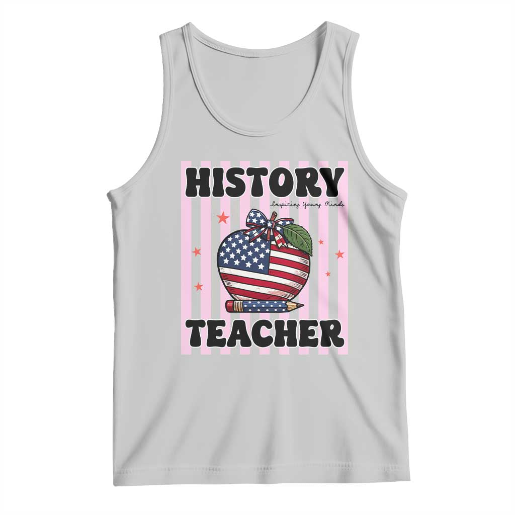 Inspiring Young Minds Teacher Tank Top 250th Anniversary Educator Gift TS12 Ash Print Your Wear