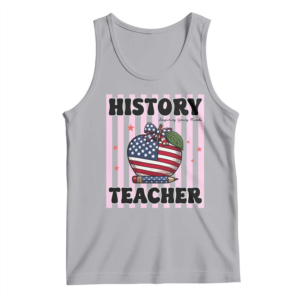 Inspiring Young Minds Teacher Tank Top 250th Anniversary Educator Gift TS12 Athletic Heather Print Your Wear
