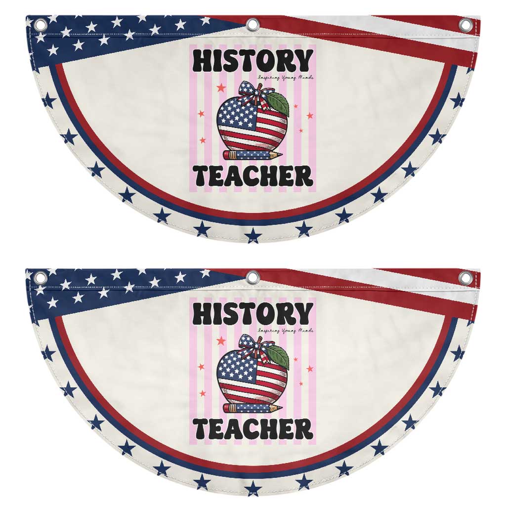 Inspiring Young Minds Teacher Patriotic Fan Flag 250th Anniversary Educator Gift TS12 2pcs pack Classic Beige Print Your Wear