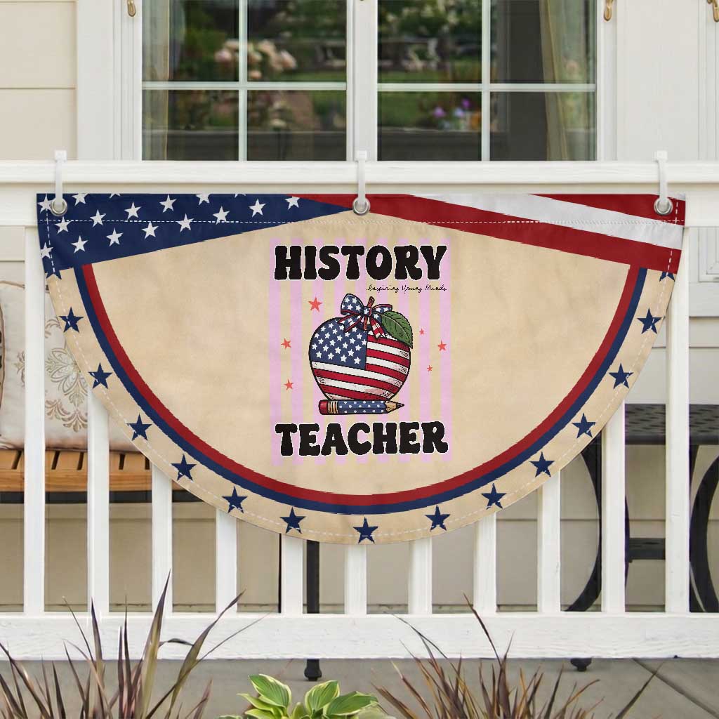 Inspiring Young Minds Teacher Patriotic Fan Flag 250th Anniversary Educator Gift TS12 2pcs pack Classic Tan Print Your Wear
