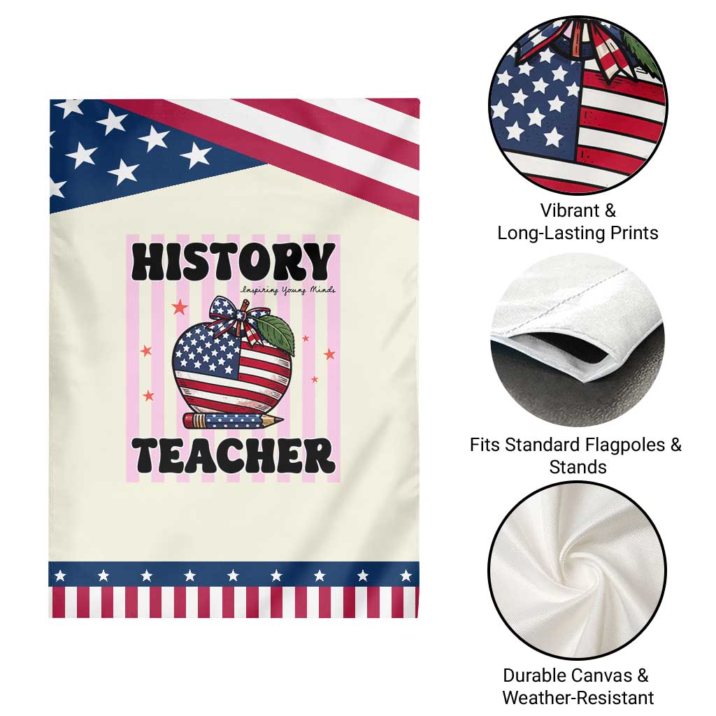 Inspiring Young Minds Teacher Patriotic Garden Flag 250th Anniversary Educator Gift TS12 Print Your Wear