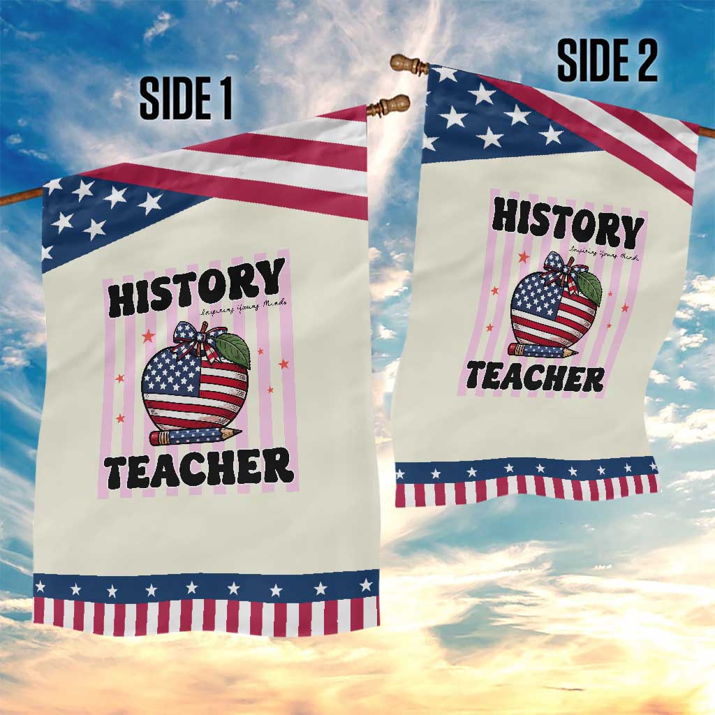 Inspiring Young Minds Teacher Patriotic Garden Flag 250th Anniversary Educator Gift TS12 Print Your Wear