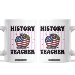 Inspiring Young Minds Teacher Coffee Mug 250th Anniversary Educator Gift TS12 White Print Your Wear