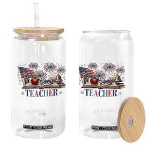 250 Years Shaping America Educator Glass Can USA 250th Anniversary TS12 Print Your Wear