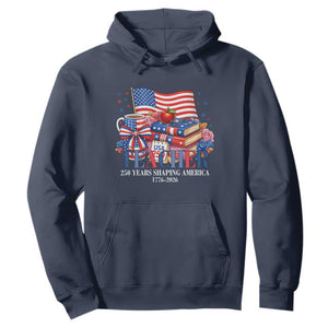 250 Years Shaping America Anniversary Hoodie Proud Educator Gift TS12 Navy Print Your Wear