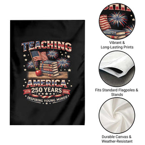 American Teacher Gift Garden Flag Inspiring Young Minds 250th Anniversary TS12 Print Your Wear