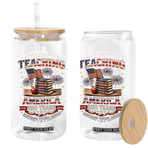 American Teacher Gift Glass Can Inspiring Young Minds 250th Anniversary TS12 Print Your Wear