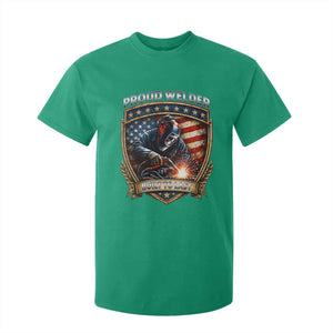 Built To Last Proud Welder T Shirt For Kid Blue Collar American Dad Gift TS12 Irish Green Print Your Wear