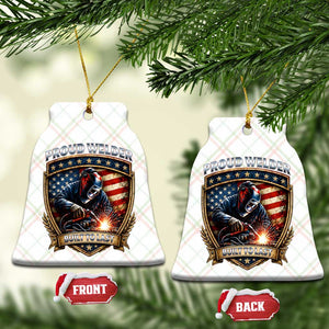 Built To Last Proud Welder Ceramic Ornament Blue Collar American Dad Gift TS12 Print Your Wear