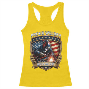Built To Last Proud Welder Racerback Tank Top Blue Collar American Dad Gift TS12 Daisy Print Your Wear