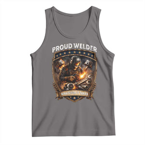 Proud Welder Whatever It Takes Tank Top Vintage Mechanic Workwear TS12 Deep Heather Print Your Wear