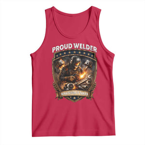 Proud Welder Whatever It Takes Tank Top Vintage Mechanic Workwear TS12 Red Print Your Wear