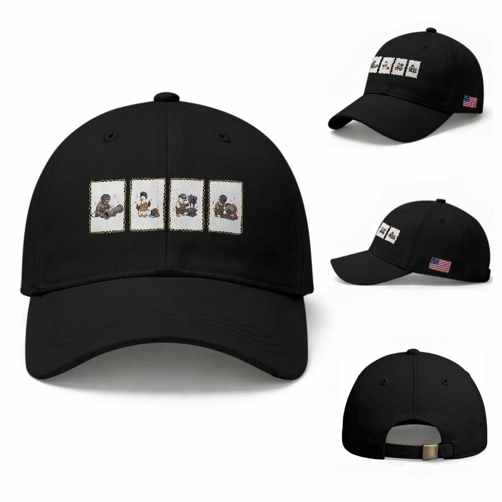 Silly Goose Pipeline Worker Baseball Cap Funny Welding Graphic Gift TS12 Baseball Cap Universal Fit Black Print Your Wear