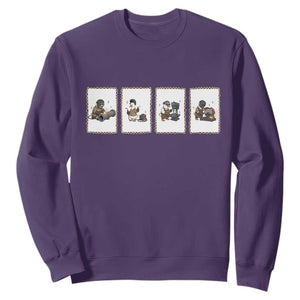 Silly Goose Pipeline Worker Sweatshirt Funny Welding Graphic Gift TS12 Purple Print Your Wear