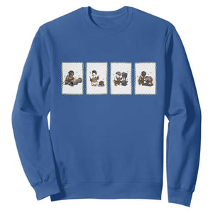 Silly Goose Pipeline Worker Sweatshirt Funny Welding Graphic Gift TS12 Royal Blue Print Your Wear