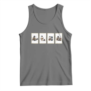 Silly Goose Pipeline Worker Tank Top Funny Welding Graphic Gift TS12 Black Heather Print Your Wear