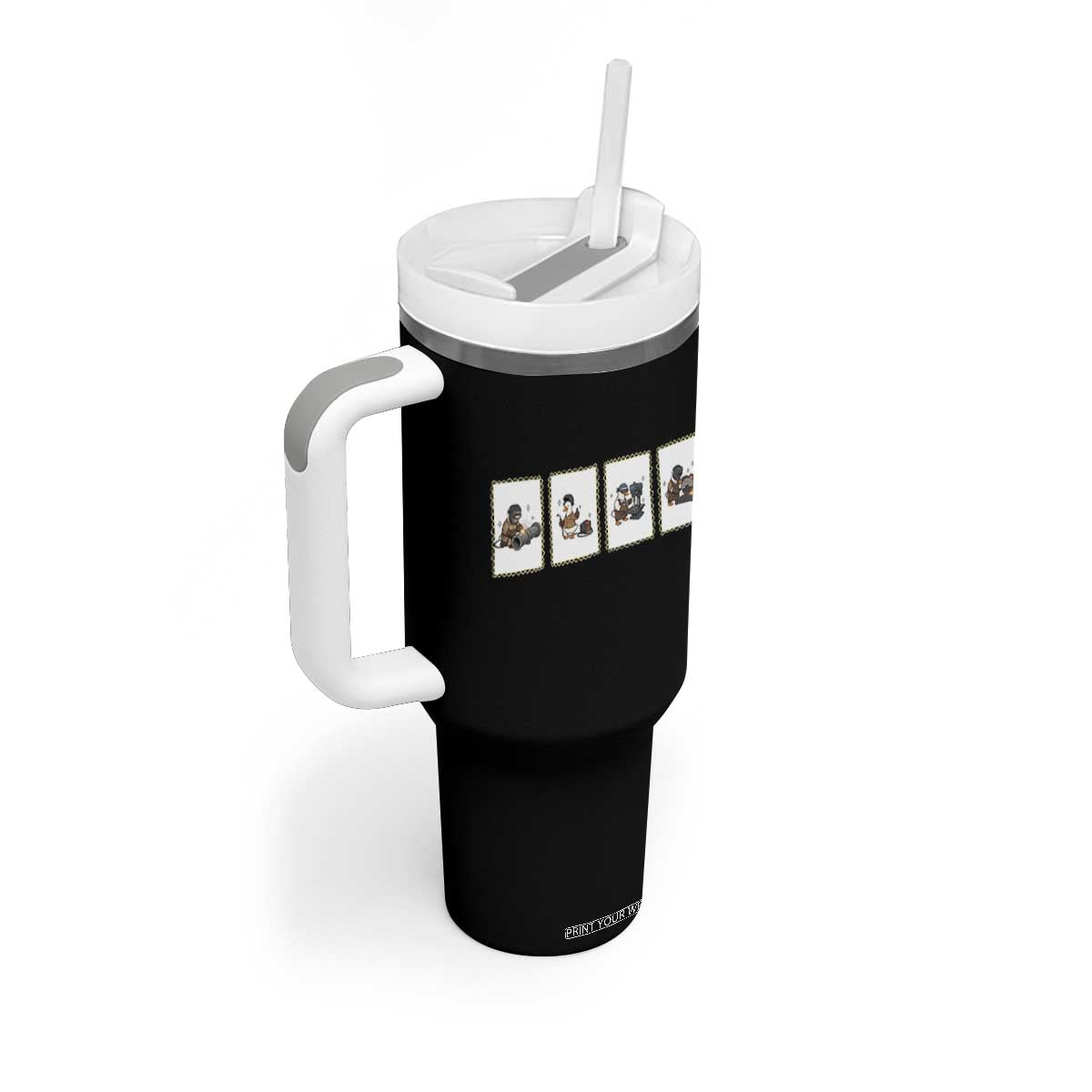 Silly Goose Pipeline Worker Tumbler With Handle Funny Welding Graphic Gift TS12 Print Your Wear