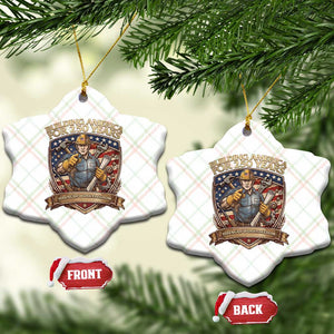 American Construction Worker Ceramic Ornament Building America For 250 Years TS12 Print Your Wear