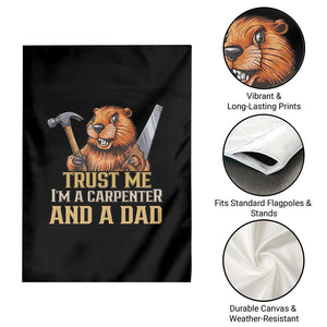 Funny Woodworking Beaver Garden Flag I Am A Carpenter And A Dad TS12 Print Your Wear