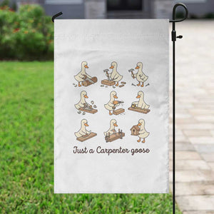 Funny Woodworker Graphic Garden Flag Just A Carpenter Goose TS12 Print Your Wear
