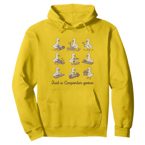 Funny Woodworker Graphic Hoodie Just A Carpenter Goose TS12 Daisy Print Your Wear