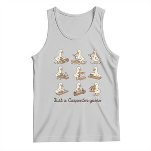 Funny Woodworker Graphic Tank Top Just A Carpenter Goose TS12 Ash Print Your Wear