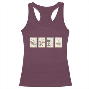 Silly Goose Carpenter Racerback Tank Top Funny Woodworker Dad Gift TS12 Maroon Print Your Wear