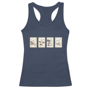 Silly Goose Carpenter Racerback Tank Top Funny Woodworker Dad Gift TS12 Navy Print Your Wear