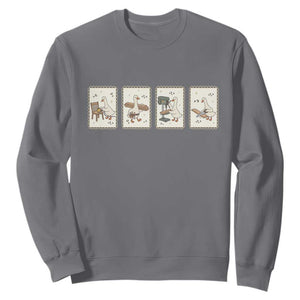 Silly Goose Carpenter Sweatshirt Funny Woodworker Dad Gift TS12 Charcoal Print Your Wear