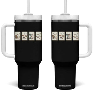 Silly Goose Carpenter Tumbler With Handle Funny Woodworker Dad Gift TS12 One Size: 40 oz Black Print Your Wear