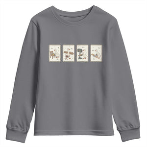 Silly Goose Carpenter Youth Sweatshirt Funny Woodworker Dad Gift TS12 Charcoal Print Your Wear