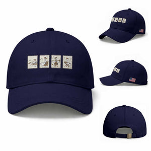 Silly Goose Builder Baseball Cap Funny Woodworker Dad Gift TS12 Baseball Cap Universal Fit Dark Blue Print Your Wear